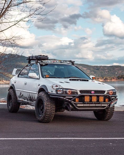 Lifted Subaru Impreza, Lifted Cars Offroad, Subaru Baja Off Road, Off Road Cars 4x4, Lifted Impreza, Off Road Subaru, Off Road Wagon, Off Road Cars, Off Road Trucks