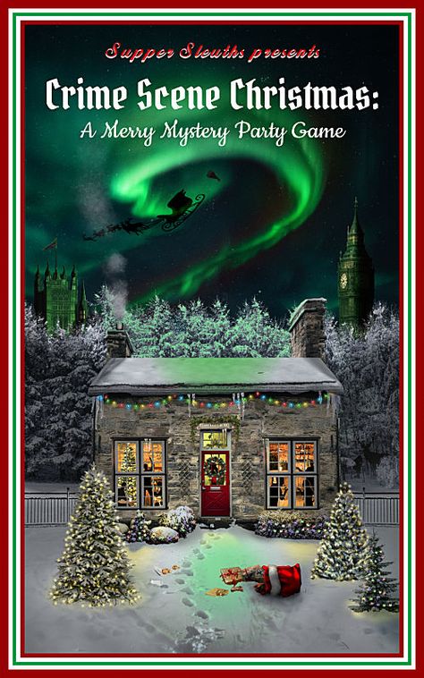 Supper Sleuths Mystery Dinner Party Games | Mystery Dinner Party Games Mystery Games For Adults, Mystery Dinner Party Menu, Christmas Mystery Dinner, Christmas Mystery Game, Mystery Party Game, Mystery Dinner Party, Dinner Party Games, Christmas Mystery, Mystery Dinner