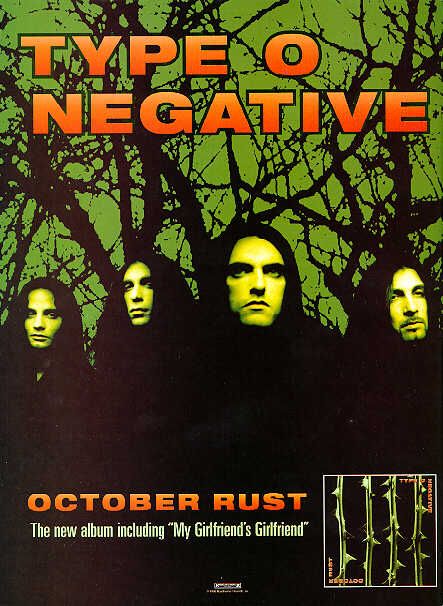 October Rust, Diy Posters, Type 0 Negative, Goth Music, Punk Poster, Type O Negative, Music Poster Design, Band Wallpapers, Estilo Rock