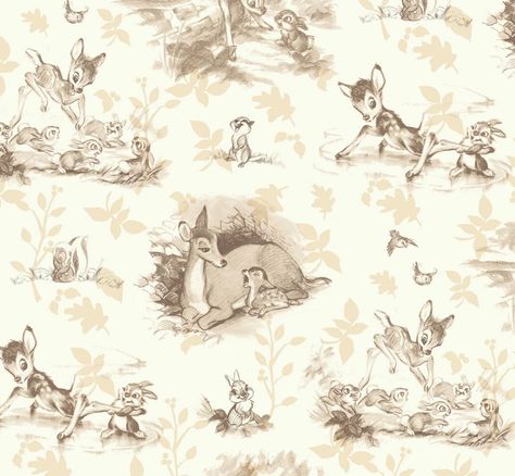 Love this vintage Bambi fabric! Bambi Fabric, Bambi Nursery, Vintage Bambi, Surg Tech, Disney Blanket, Bambi And Thumper, Disney Fabric, Sepia Photography, Fabric Stores