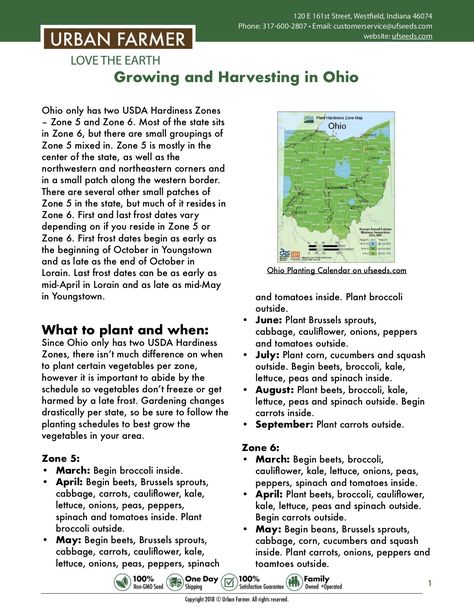 This guide provides key steps and information for everything you need to know about growing and harvesting in Ohio. https://files.ufseeds.com/uploads/Ohio.pdf Ohio Planting Guide, Ohio Vegetable Garden Plan, Ohio Gardening Vegetables, Northeast Ohio Gardening, Ohio Vegetable Garden, Gardening In Ohio, Ohio Homesteading, Ohio Gardening, Garden Watering Schedule