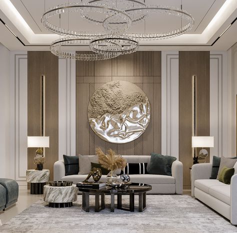 Monaco Mansion, Drawing Room Interior, Modern Office Interiors, Elegant Living Room Design, Hall Interior Design, Hall Interior, Living Room Design Inspiration, Living Room Design Decor, Home Design Living Room