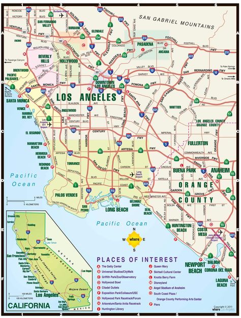 areas of LOS ANGELES Breakfast Los Angeles, Las Angeles California, Map Of Los Angeles, Los Angeles Map, Los Angeles Downtown, San Gabriel Mountains, Los Angeles Travel, Hollywood Photo, Area Map