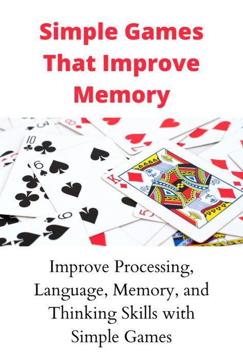 Using Games to Improve Memory and Learning | Homeschooling with Dyslexia Memory Games For Seniors, Games To Improve Memory, Memory Exercises, Memory Activities, Cognitive Activities, Executive Functioning Skills, Memory Games For Kids, File Folder Games, Working Memory