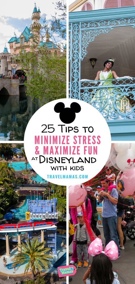 25 Tips to Minimize Stress and Maximize Fun at Disneyland with Kids - TravelMamas.com Disneyland Meeting Characters, Adventure Land Disneyland, Best Rides At Disneyland, Disneyland Tips With Kids, Disneyland Hacks 2024, Disney Hacks With Kids, Disneyland In January, Disneyland With Kids, Disneyland Hacks