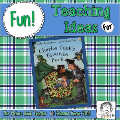 The Picture Book Teacher offers some fun teaching ideas for the book Charlie Cook’s Favorite Book by Julia Donaldson. Charlie Cooks Favourite Book, Fun Teaching Ideas, Reading Skills And Strategies, Julia Donaldson Books, Reading Genres, Lesson Activities, Julia Donaldson, Author Study, Author Studies