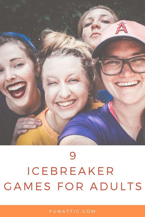 These icebreaker games will allow you to break the awkward silence, as well as get to know more about the people you are talking to. #IcebreakerGamesForLargeGroups #IcebreakerGamesForAdults Large Group Ice Breaker Games Team Building Activities, Small Group Get To Know You Games, Get To Know You Games For Adults Small Groups, Team Ice Breaker Games, Mom Group Ice Breakers, Games To Get To Know People, Ice Breaker Ideas For Adults, Ice Breakers For Large Groups Of Adults, Ice Breakers For Small Groups