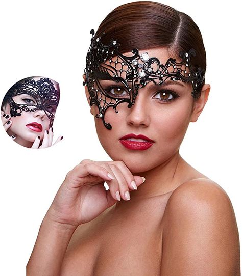 Face Laser, Black Masquerade Mask, Lace Masquerade Masks, Masquerade Ball Party, Masquerade Ball Mask, Venetian Masquerade Masks, Metal Mask, Ball Mask, White Face Mask