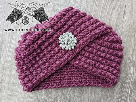 Crochet turban