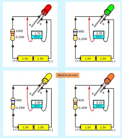 Learning electronics for beginners with easy ways | ElecCircuit.com Basic Electronic Circuits, Simple Electronics, Electronic Circuit Design, Electrical Circuit Diagram, Hobby Electronics, Led Projects, Electronics Basics, Electronic Schematics, Electronic Circuit Projects