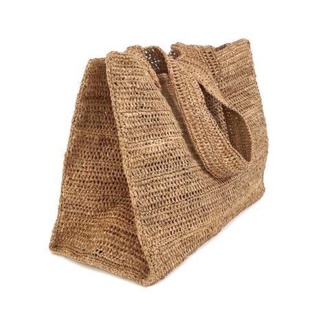 Sac Raphia Naturel Ivahona Madagascar modèle Palma . Cabas crochet fait main en rafia naturel. Sac panier tendance boheme chic, style boho inspiration. Mode femme été 2019. #mode #modefemme #modefemmetendance #tendance #tendancemode #sac #sacs #cabas #crochet #crochetbag #rafia #style #styleinspiration #artisanat #panier #panierplage #été #bohochic #boho #bohostyle #bohemechic Jute Bags Design, Hemp Bag, Boheme Chic, Boho Inspiration, Jute Bag, Crochet Rope, Rope Bag, Rattan Bag, How To Purl Knit