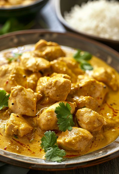 Learn How to Cook Chicken Korma Recipe For Free | Recipes You'll Love, Made Easy! Veggie Korma, Orange Ginger Chicken, Chicken Korma Recipe, Korma Recipe, Homemade Curry, Chicken Korma, Almond Chicken, Ginger Nut, Vegetable Puree