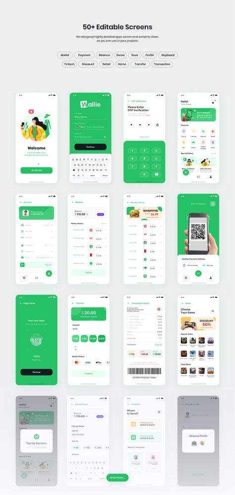 Wallie - Digital Wallet App UI KIT Wallie - Digital Wallet App UI KIT #Paid, #Wallet, #sponsored, #Digital, #Wallie, #KIT Mobile Wireframe, Application Ui Design, Desain Ux, Ui Ux 디자인, App Design Layout, Ux App Design, Android App Design, Ui Ux App, Budget App