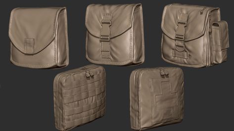 Wrinkles Reference, 3d Rigging, Character Props, Fabric Folds, 3d Coat, Clo 3d, Wrinkled Clothes, Military Bag, Digital Sculpting