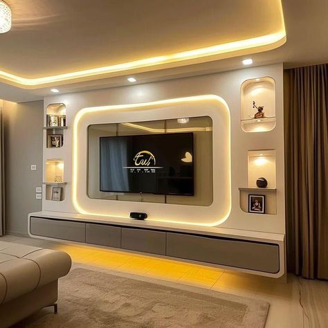 Interial Designing Room, Show Case For Living Room, Showcase Design Furniture, Tv Interior Design, Television Decor, Tv Unit For Living Room, Tv Showcase Design, Tv Unit Design Ideas, Tv Unit Designs