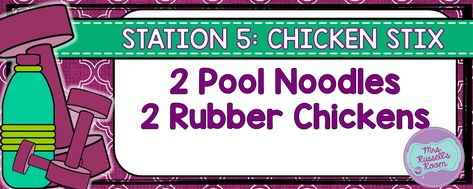 Chicken Stix relay game...#kidmin #childrensministry Field Day Activities, Field Day Games, Relay Games, School Sports Day, Parent Volunteers, Family Reunion Games, Summer Camp Crafts, Lets Play A Game, Parent Support