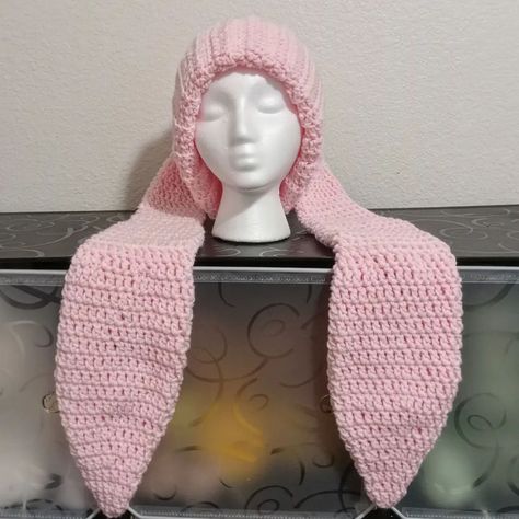 Pastel pink long bunny ear beanie 🩷 The ears can be used as a scarf too! This pattern is so lovely :) available on my Etsy Pattern created by- @hookercorner #crochet #bunny #crochetbunny #crochetbeanie #crochethat #crochetbunnybeanie #hookercornerbeanie #scarf #scarfbeanie #bunnycrochet Bunny Ears Beanie, Bunny Ear Beanie, Ear Beanie, Bunny Head, Art Making, Crochet Bunny, Bunny Ears, Crochet Beanie, Bunny Ear