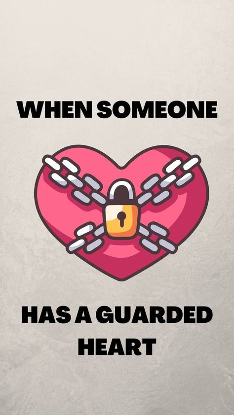 This post is about When Someone Has a Guarded Heart. Guarded Heart, Meaning Of Love, Heart Quotes, Lessons Learned, When Someone, Signs, Quotes