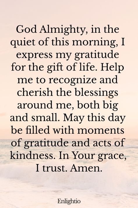 Discover a collection of uplifting prayers and inspiring Bible verses to start your day on a positive note. Find guidance, strength, and blessings in these powerful words. Let your soul be nourished and uplifted as you reflect on the wisdom of the Scriptures. Embrace each new day with faith and optimism by incorporating these prayers into your daily routine. May you be filled with grace and joy as you seek God's presence in every moment. Verse Of The Day Daily Prayer, New Day Prayers, Prayer For Hope, May Your Day Be Blessed, Uplifting Prayers, Inspiring Bible Verses, Prayers For Hope, Free Man, God's Presence