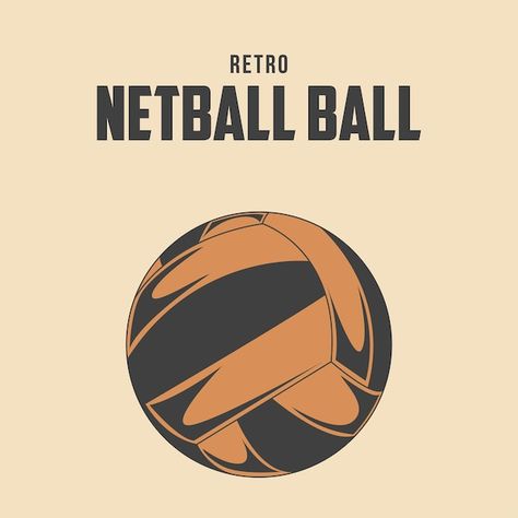 Netball Ball Aesthetic, Netball Profile Picture, Netball Poster, Netball Ball, Netball Aesthetic, Netball Pictures, Art Igcse, Football Girl, Ball Vector