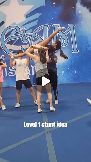 Deryn | THE CHEER KIN on Instagram: "Day 9 of 21 days of creative stunts✨Level 1! #cheer #cheerleading #cheerleader #cheerleaders #allstarcheer #allstarcheerleading #allstarcheerleader #cheerstunt #cheerstunts #cheerleadingstunts #cheercomp #cheercompetition #cheerworlds #cheerleadingworlds #level1cheer #level2cheer #level3cheer #level4cheer #level5cheer #level6cheer #level7cheer #varsitycheer #highschoolcheer #cheerflyer #cheercoach #tglc #seniorelite #cheerextreme #cheerathletics #cheerteam" Cheerleading Pyramids Level 1, Level 2 Stunts Cheer, Partner Stunts Cheerleading, Level One Cheer Stunts, Level 2 Cheer Stunts, School Cheer Stunts, Level 2 Cheer, Level 1 Cheer Stunts, Cheer Stunts Middle School