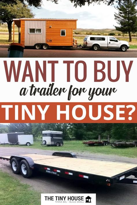 Picking the right trailer for your tiny house is one of the most important decisions. Check out what you should consider first. Build A Tiny House On Wheels, Building A Tiny Home On A Trailer, Tiny Homes On Trailers, Building A Tiny House On Wheels, Tiny House On A Trailer, How To Build A Tiny House On Wheels, Trailer Homes Ideas, Tiny Home Trailer Diy, Building Tiny House Diy