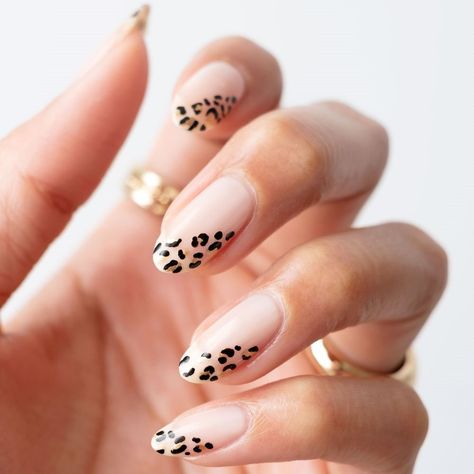 Leopard Print Nails Tutorial, Leopard Nail Designs, Cheetah Print Nails, Emerald Nails, Opal Nails, Animal Print Nails Art, Manikur Kuku, Nagellack Trends, Cheetah Nails