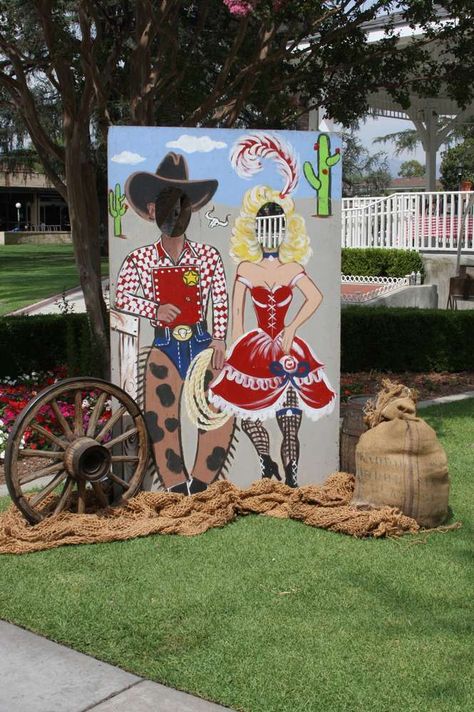 Western Fundraiser Party Ideas | Photo 9 of 25 Western Theme Photo Backdrop, Western Party Photo Backdrop, Country Dance Party Ideas, Western Fundraiser Ideas, Wanted Poster Photo Booth, Western Themed Fundraiser, Western Hoedown Party, Hoedown Party Ideas Decor, Fair Decorations Ideas