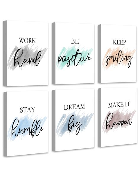 Bedroom Sayings, Inspirational Office Quotes, Womens Office Decor, Motivational Posters For Office, Posters For Office, Inspirational Office, Motivational Wall Decor, Motivation Poster, Inspirational Wall Decor