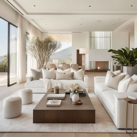 Contemporary Beach House Living Room, Modern Comfy Living Room Ideas, Luxury Beach House Interior, Modern Beach House Interior, Modern Lounge Rooms, Minimalist Lounge, Comfy Furniture, Lounge Inspiration, Family Lounge