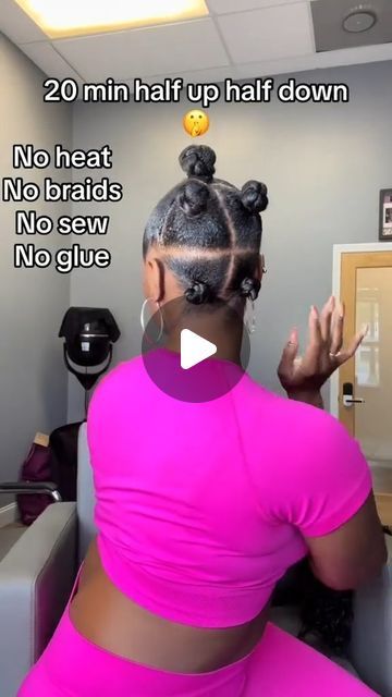 Styles With Ponytails, Half Up Hair Down Braid, Easy Quick Half Up Half Down Hairstyles, Braid Styles To Do On Yourself, Natural Half Up Half Down Quick Weave, Half Up Braids Half Down, Short Hair Ponytail Black Women, Different Updo Hairstyles, Half Up Half Down With Wig