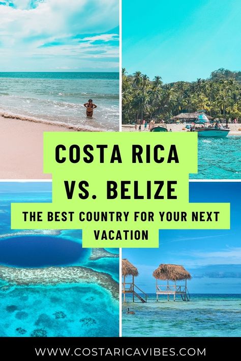 Discover the ultimate travel comparison: Costa Rica vs. Belize! Find out the pros and cons of each tropical destination, including costs, safety, activities, and highlights. Ideal for family vacations, solo adventures, or luxury trips, learn which country offers the best beaches, budget options, and unforgettable experiences. Explore this guide to decide between these two Central American gems for your next adventure! Best Country To Visit, Liberia Costa Rica, Safety Activities, Costa Rica Luxury, Country To Visit, Living In Costa Rica, Best Countries To Visit, Costa Rica Beaches, Belize City