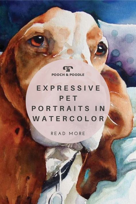 Painting Dog Portraits, How To Paint Dog Portraits, Watercolor Pet Portraits How To Paint, Dog Painting Portrait, Watercolor Dog Tutorial, Watercolour Painting Animals, Watercolor Person, Watercolor Pets, Watercolor 101 Watercolor Pet Portraits How To Paint, Dog Painting Ideas, Person Watercolor, Watercolor Pets, Dog Tutorial, Pet Paintings Dogs, Watercolor 101, Dog Portraits Illustration, Watercolor Portrait Tutorial