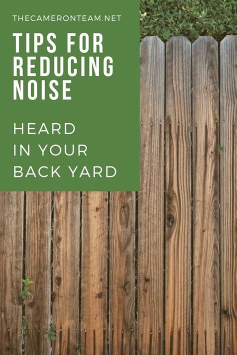 Noise Barrier Fence, Backyard Noise Reduction, Backyard Sound Barrier, Noise Reducing Landscaping, Soundproof Backyard, Semicircle Driveway, Sound Barrier Landscaping, Outdoor Sound Barrier, Backyard Privacy Ideas From Neighbors