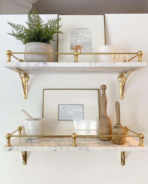 Shop Premier Polished Brass Railing … and other curated products on LTK, the easiest way to shop everything from your favorite creators. Arched Shelf, Brass Shelf Brackets, Brass Shelf, Brass Shelves, Kitchen Country, Book Wall, Brass Kitchen, Shelf Bracket, Unlacquered Brass