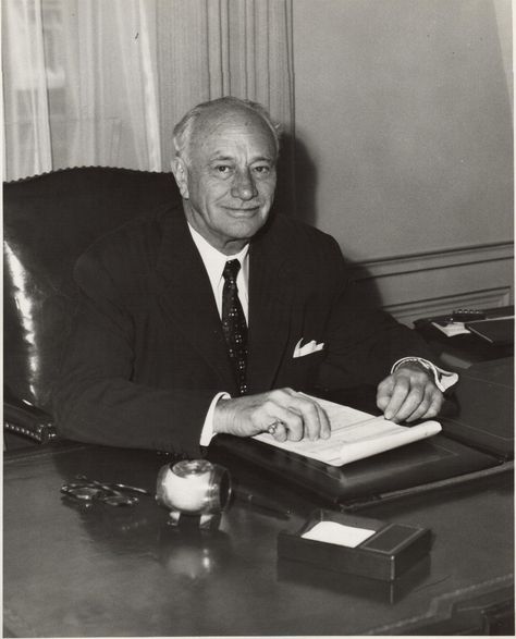 Our founder, Conrad Hilton, at work. (Courtesy of the Conrad N. Hilton Collection, Hospitality Industry Archives, University of Houston) 100 Years Celebration, Conrad Hilton, Zsa Zsa Gabor, Hilton Hotels, Zsa Zsa, University Of Houston, Training Day, Hospitality Industry, Travel Usa