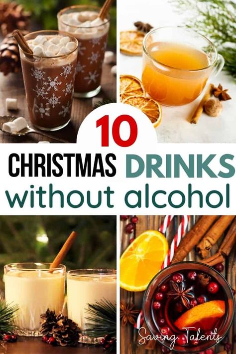 Christmas Party Drink Ideas Non Alcoholic, Holiday Drinks Nonalcoholic Cold, Drinks For Family Party, Christmas Drinks Nonalcoholic Crockpot, Festive Christmas Non Alcoholic Drinks, Christmas Dinner Drinks Non Alcoholic, Hot Non Alcoholic Drinks, Holiday Non Alcoholic Drinks Christmas, No Alcoholic Christmas Drinks