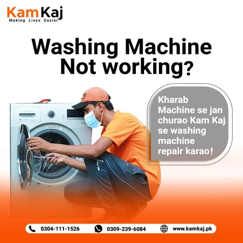 Call Our Experts For Front Load Washing Machin Repair Services: Let Us Handle Your Laundry Woes. Book Now: https://www.kamkaj.pk/p/washing-machine-repair Call us now: 0304-111-1526 WhatsApp: 0309-2396084 Playstore: https://bit.ly/2NclU5o AppStore: https://apple.co/38BmLEr #KamKaj #WashingMachineRepairService #HomeService #Karachi #Lahore #WashingMachine #WashingMachineRepair Washing Machine Repair Service, Washing Machine Repair, Making Life Easier, Cleaning Service, Washing Machine, Repair, Let It Be, Books, Quick Saves