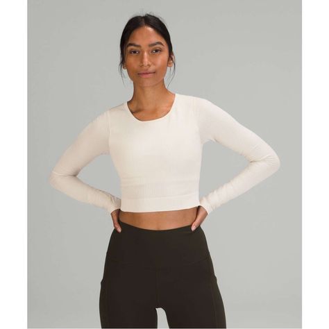 Lululemon Ebb To Street, Lululemon Long Sleeve, Lululemon Tops, Lululemon Women, High Rise Pants, Womens Long Sleeve Shirts, Yoga Tops, Soft Tops, White Opal