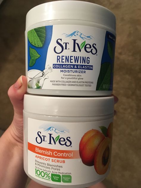 St. Ives face regimen- Apricot scrub and Aloe moisturizer St Ives Products, St Ives Scrub, Natural Hair Bangs, Face Regimen, Apricot Scrub, Strawberry Blonde Hair, Hair Bangs, Amazon Beauty Products, St Ives