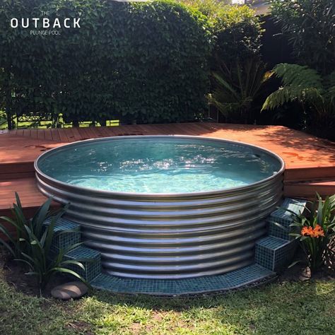 Water Trough Pool, Pool Colours, Tank Pools, Tank Swimming Pool, Metal Pool, Water Tub, Custom Backyard, Outdoor Tub, Tank Pool