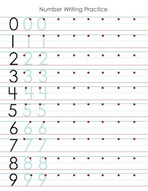 Number Writing Practice Sheet Kertas Kerja Prasekolah, Number Writing Practice, Number Writing, Writing Practice Sheets, Preschool Writing, Numbers Preschool, School Worksheets, Writing Numbers, Learning Numbers