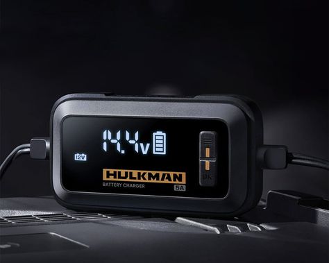 No Dead Car Battery: Hulkman Sigma 5 Amp Battery Charger Lego Jurassic Park, Cool Gifts For Men, Cool Gadgets For Men, Men Stuff, Best Gifts For Men, Technology Gadgets, Car Battery, Samsung Gear Fit, Led Display