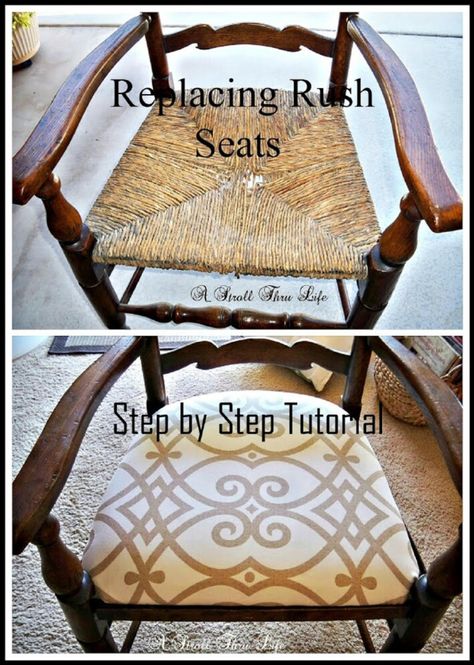 Rush Chair, Upholstered Chairs Fabric, Reupholster Chair Dining, Upholstery Repair, Living Room Upholstery, Upholstery Fabric For Chairs, Reupholster Chair, Reupholster Furniture, Upholstery Diy