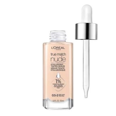 Tinted Serum, Loreal True Match, Serum Foundation, Mineral Pigments, Foundation Makeup, Beauty Products Drugstore, Skin Serum, No Foundation Makeup, Tinted Moisturizer