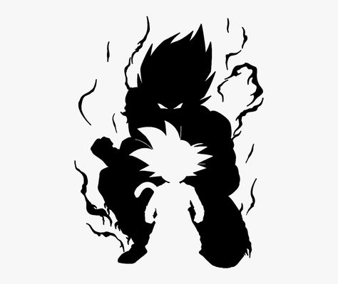 Dragon Ball Tattoo, 3d Dragon, Idee Cricut, Compression Shirts, Pumpkin Carvings Stencils, White Drawing, Silhouette Stencil, Dragon Ball Wallpapers, Dragon Ball Artwork