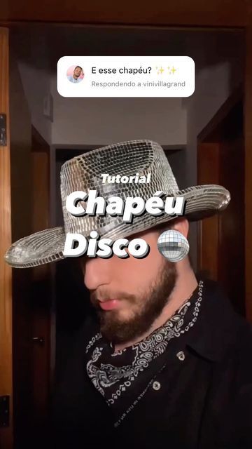 Disco Hat Diy, Mens Disco Cowboy Outfit, Disco Cowboy Outfit, Disco Party Outfit Men, Disco Cowboy Party, Men Cowboy Outfits, Beyonce Hat, Stagecoach 2024, Disco Outfit Men