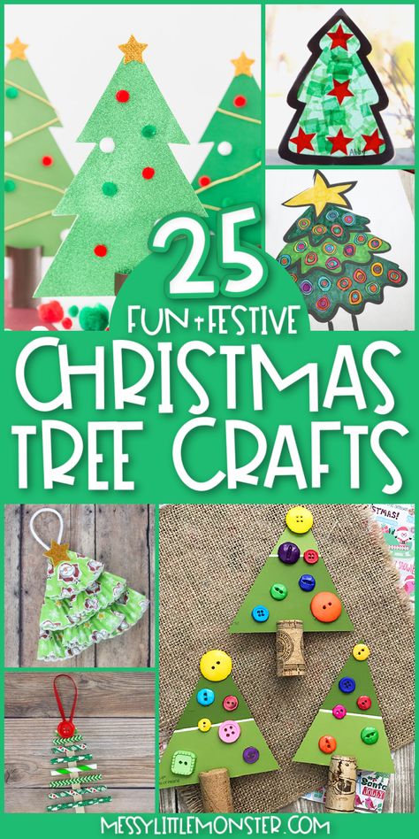 Christmas tree crafts for kids Easy Christmas Tree Craft For Preschool, Christmas Tree Prek Craft, Christmas Tree Art Kindergarten, Christmas Tree Crafts For Preschoolers, Christmas Tree Craft For Preschoolers, Christmas Tree Craft For Toddlers, Toddler Christmas Tree Crafts, Christmas Tree Ornament Crafts For Kids, Easy Christmas Tree Crafts For Kids