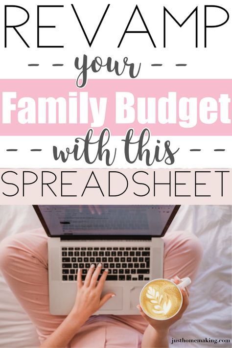 Need to revamp your family budget? Read these tips and download a free spreadsheet (Google Sheets or Excel) to help you get organized! Make sure your bills are paid on time and plan for your whole year. Customize for one income or two. Set big financial goals to plan for your future. #Familyplanning #Biggoals #Christianhomemaking Family Budget Spreadsheet, Family Budget Template, Family Budget Planner, Excel Budget Spreadsheet, Budget Spreadsheet Template, Monthly Budget Spreadsheet, Christian Homemaking, Excel Budget Template, Excel Budget