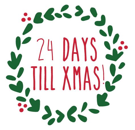 24 Days till xmas Happy Christmas Day Images, Classic Christmas Songs, Happy Christmas Day, 29 Days, Christmas Backdrop, Thanksgiving Craft, Days To Christmas, Christmas Countdown Calendar, Days Till Christmas